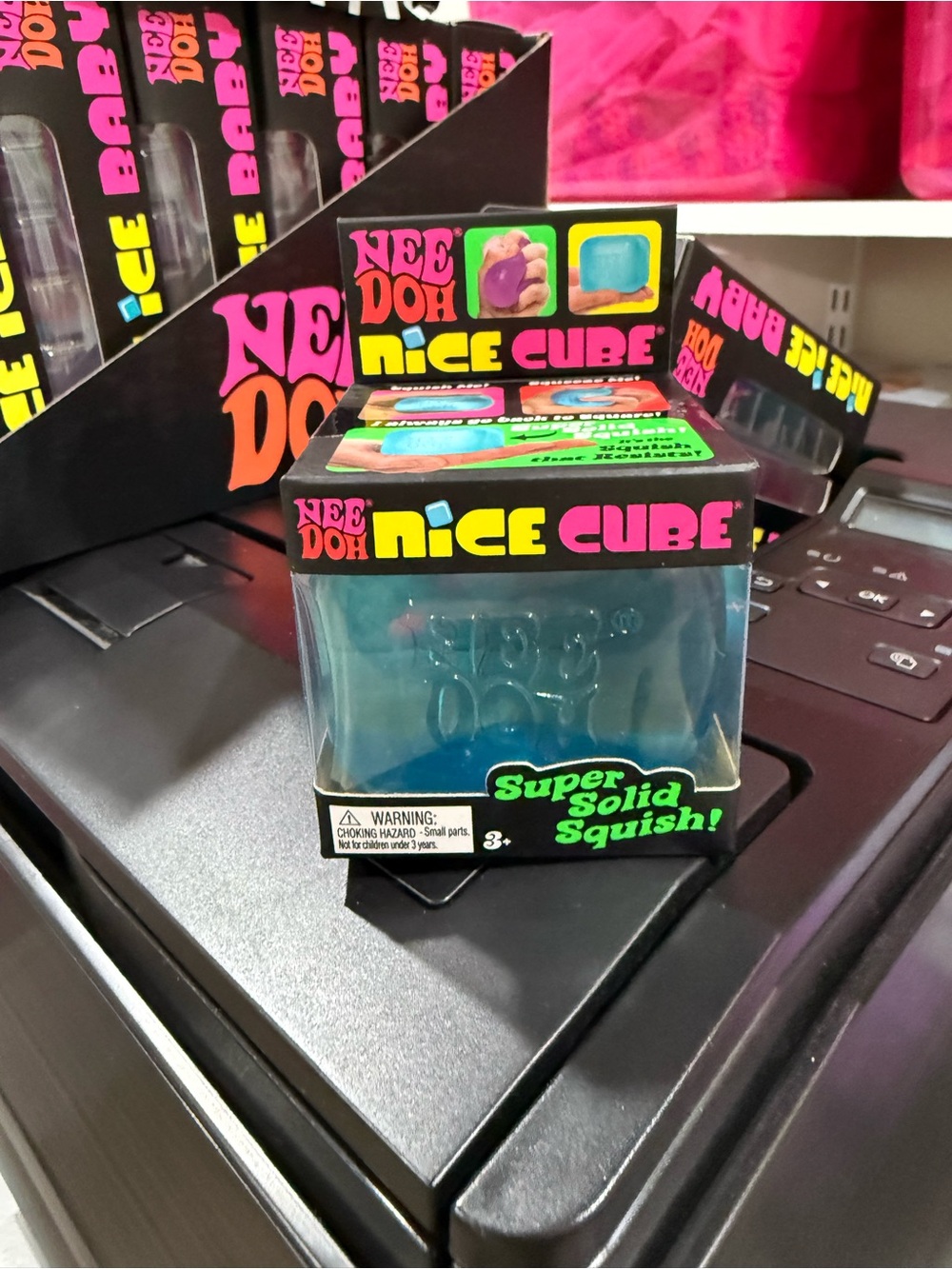 Nice Cube Super Solid Squish - Blue Sensory Toy